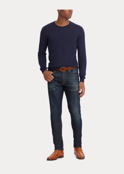 Suéter Ralph Lauren Cashmere Crewneck Homem 42389-ADQC